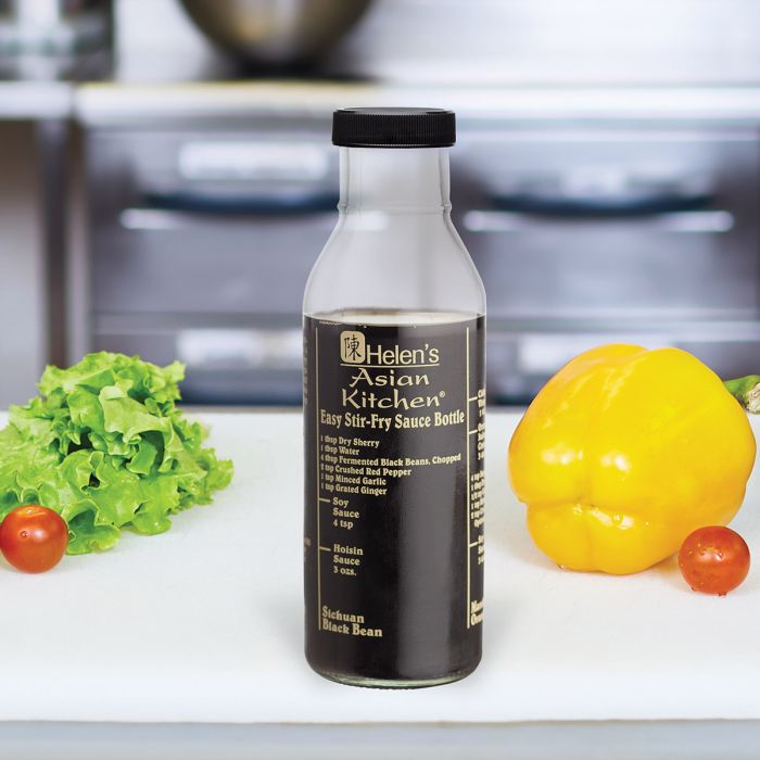 Helen's Asian Kitchen Glass Stir-Fry Sauce Bottle - 13 oz