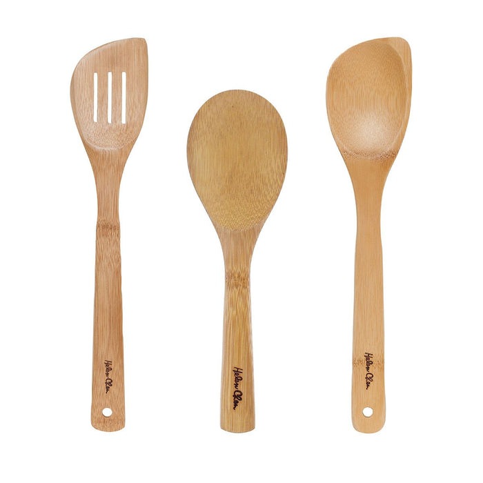 Helen's Asian Kitchen Bamboo Stir-Fry Tools, 3-Piece Set