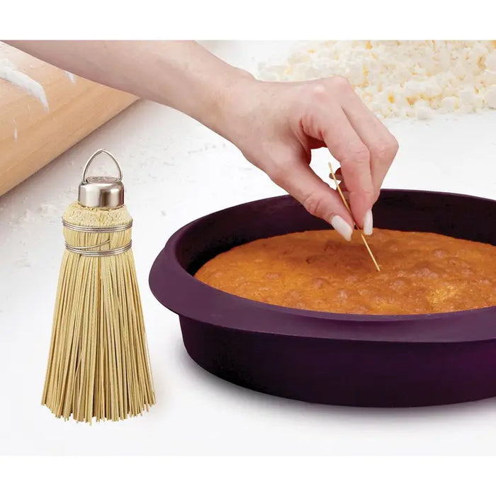 Amish Cake Tester - Handmade Corn Broom Baking Tool USA Made