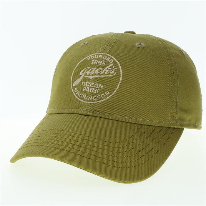 Jack's Country Store Logo Hat - Green Moss Baseball Cap with Embroidered Logo