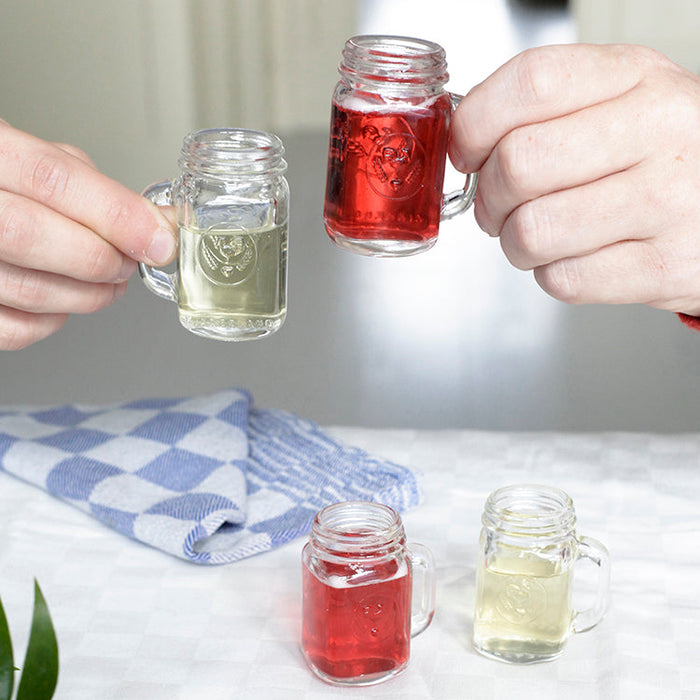 Mason Jar Shot Glasses, Set of 4