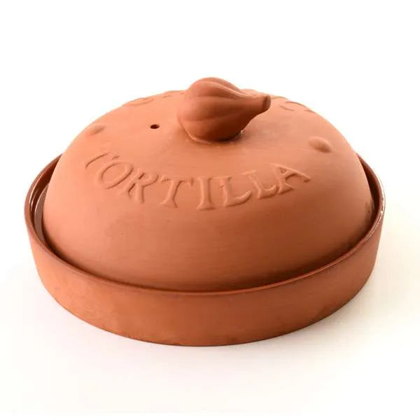 Norpro Terra Cotta Flatbread & Tortilla Warmer - Microwave Safe