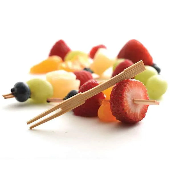 NorPro 72-Piece Bamboo Cocktail Forks - Eco-Friendly Appetizer Picks