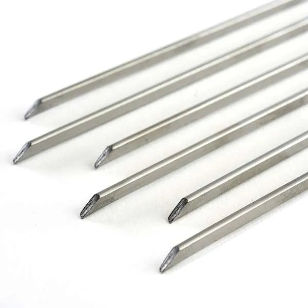 Stainless Steel Skewers for Grilling and Kabobs - Reusable