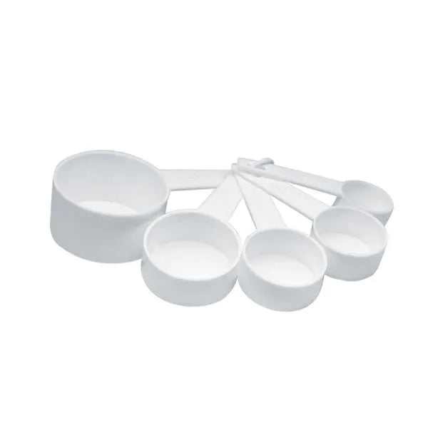 Norpro 3044W Plastic Measuring Cups - Durable White 4-Piece Set