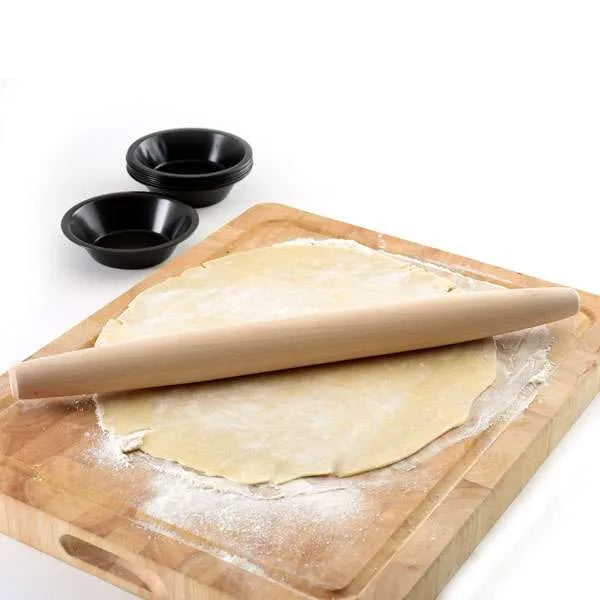 Norpro 3070 Wooden Tapered Rolling Pin - French-Style Rolling Pin for Pastry & Dough