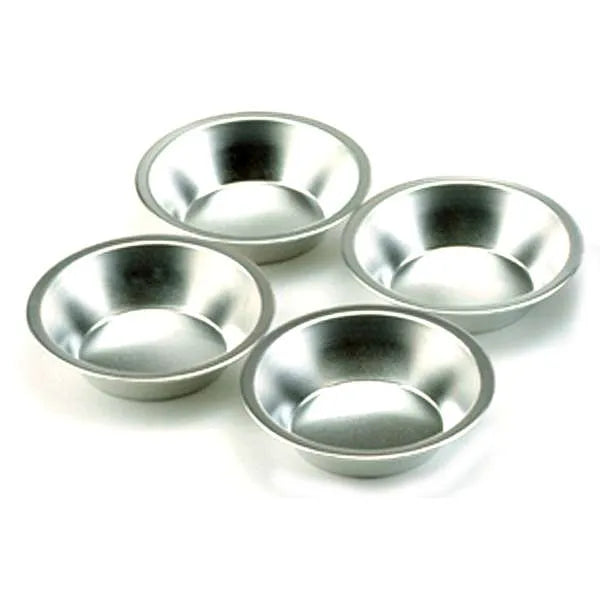 Mini Tin Pie Plates for Individual Pies and Tarts - Reusable Set