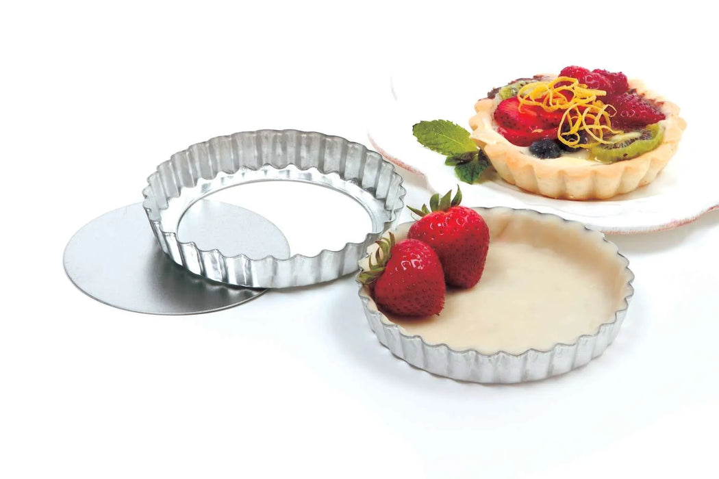 Norpro 3715 Quiche Pan - Non-Stick Tart Pan with Removable Bottom for Perfect Quiches