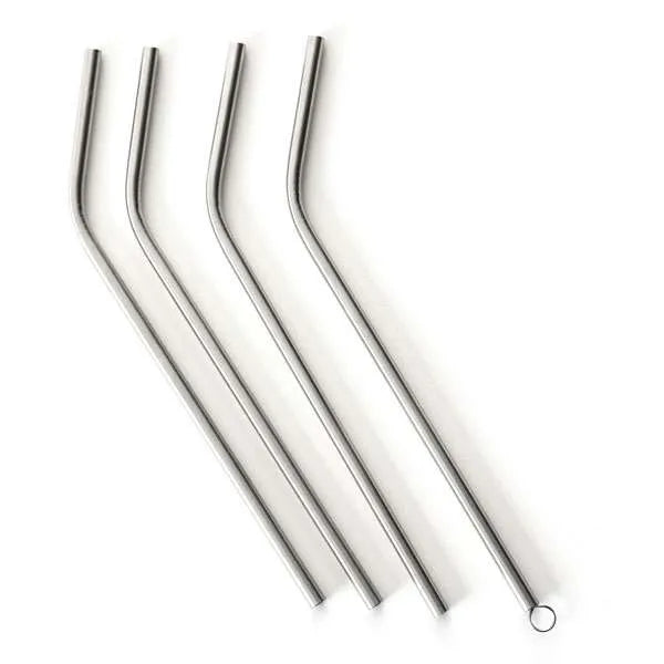 Reusable Stainless Steel Drinking Straws with Cleaning Brush