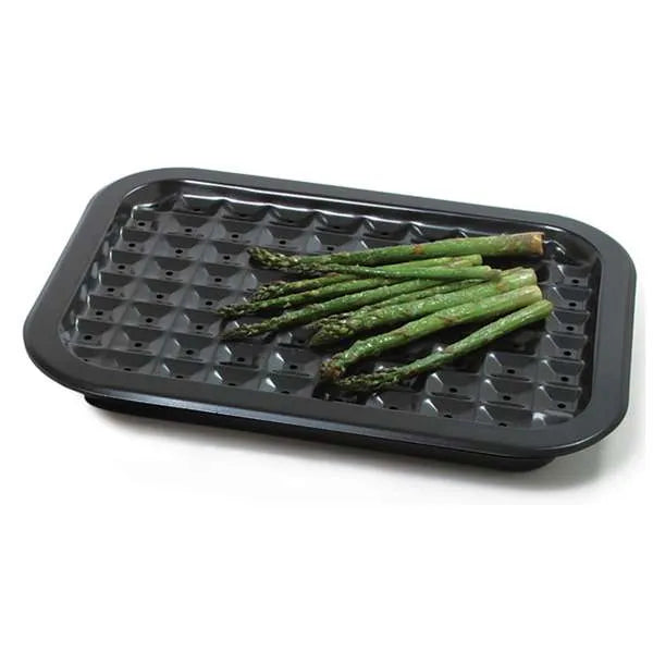 Norpro 4676 Nonstick Broil and Roast Set - 2-Piece Pan with Rack