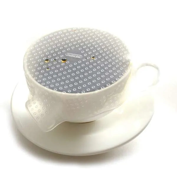 NorPro Silicone Stretch Bowl Covers - 2 Pack Clear Reusable Food Storage Lids