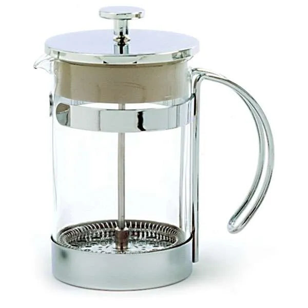 NorPro 6 Cup French Press - Glass Coffee and Tea Maker with Stainless Steel Filter