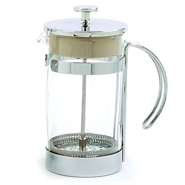 NorPro 6 Cup Chrome French Press - Coffee and Tea Maker with Stainless Steel Filter