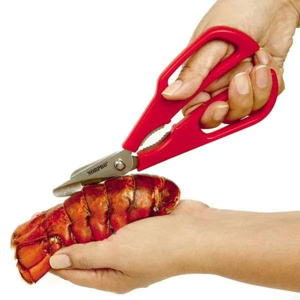 NorPro Ultimate Seafood Shears - Heavy Duty Kitchen Scissors for Shellfish and Crab