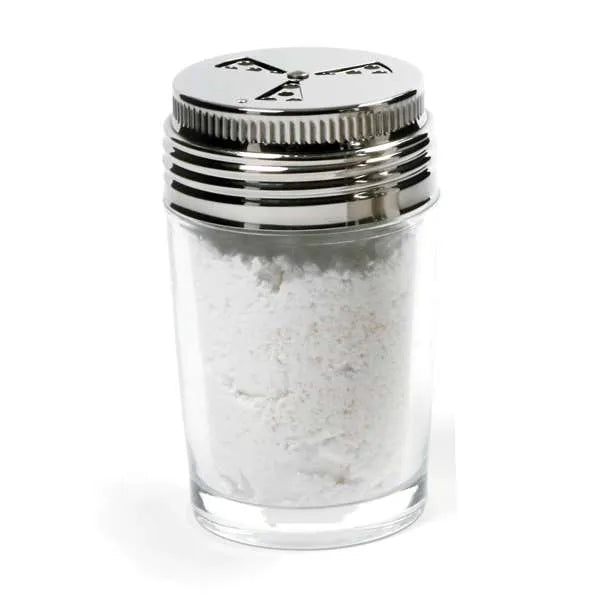 Adjustable Flour Shaker with Portion Control - Stainless Steel