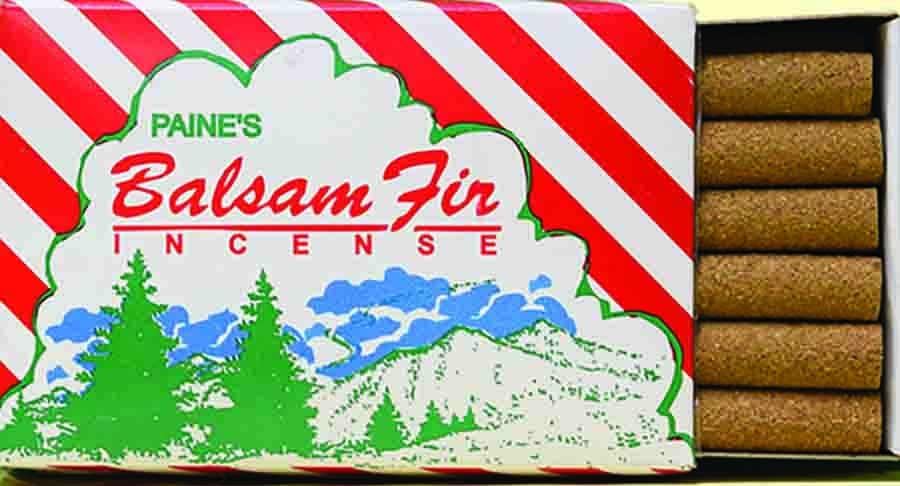 Paine's Products #20056 Balsam Fir Incense Logs with Holder, 50 Pieces