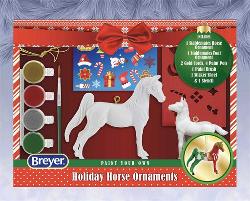 The holiday season is about making memories with family and friends as you join in festive celebrations. Breyer is excited to introduce a new Paint Your Horse Craft Kit
