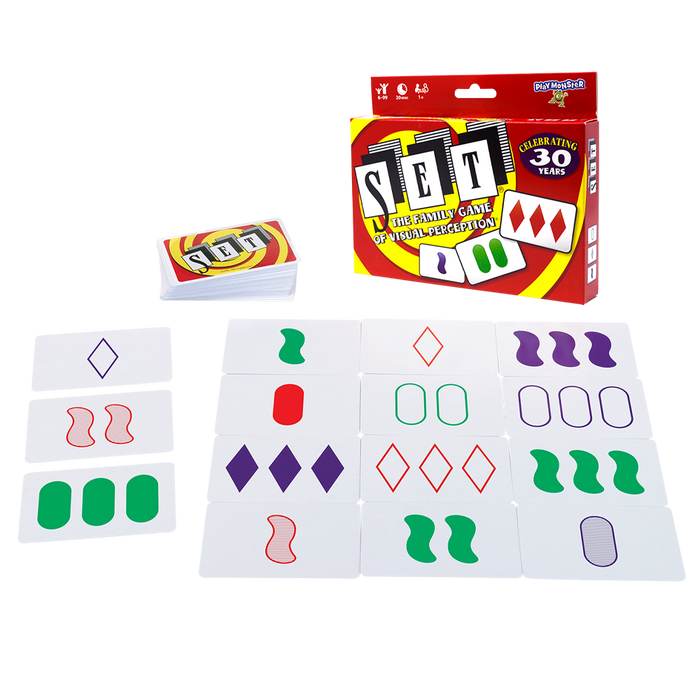SET Card Game - Award-Winning Visual Perception Family Game for All Ages