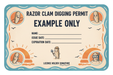 Razor Clam License - Example Only