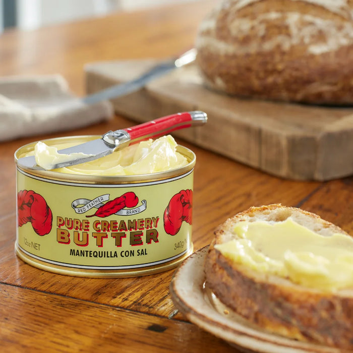 Red Feather Canned Butter 12oz - Shelf Stable Pure Creamery Butter from New Zealand