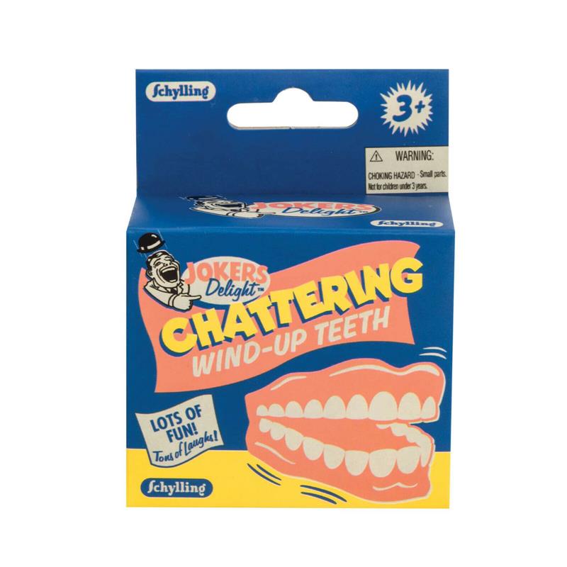 Wind-Up Chattering Teeth - Classic Novelty Desk Toy by Schylling Since ...