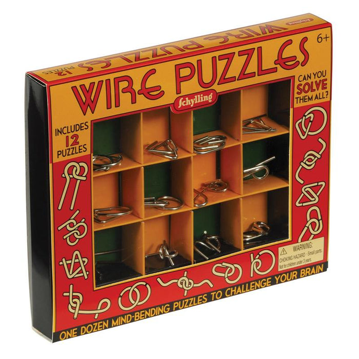 Schylling Wire Puzzle Set of 12 # WPZ