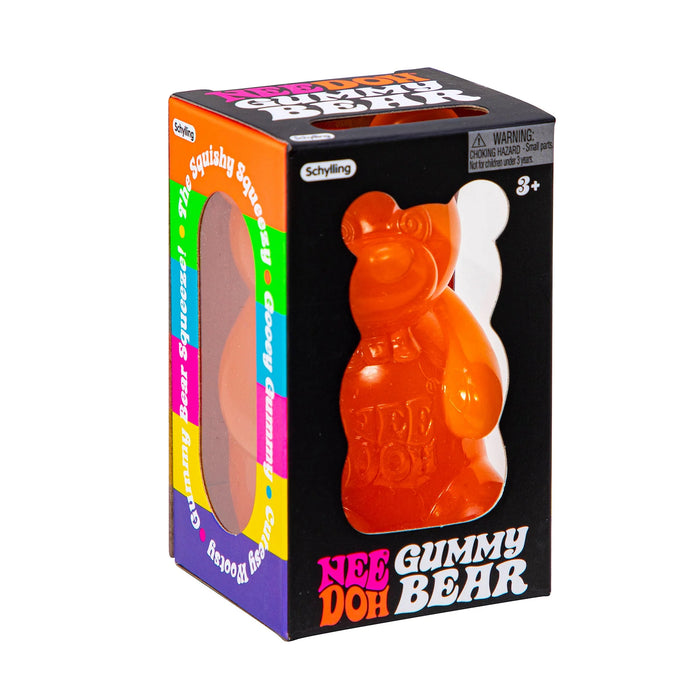 Schylling Nee Doh Gummy Bear Squishy Fidget Toy 3.5"