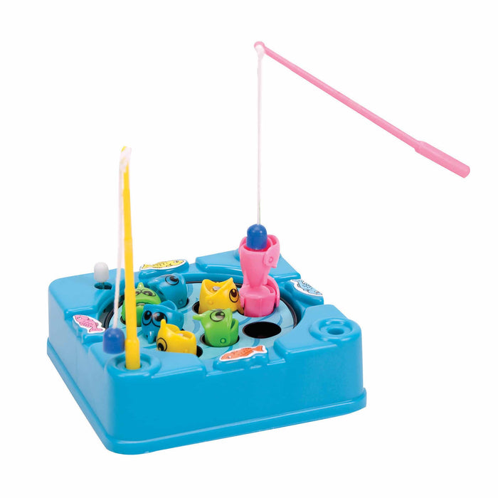 Schylling Gone Fish'n Wind Up Game - Classic Fishing Fun for Kids