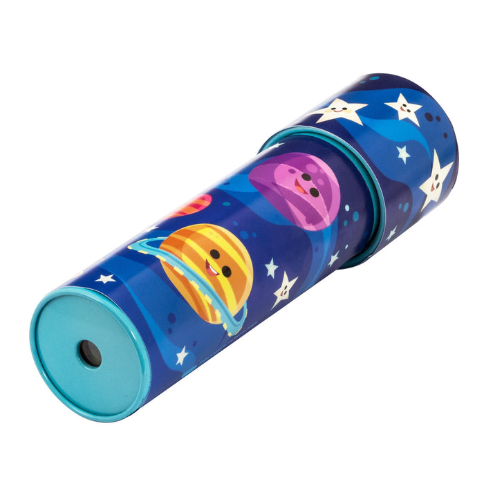 Schylling Starlight Tin Kaleidoscope (Random Design)- Glow in the Dark Star Beads Viewer