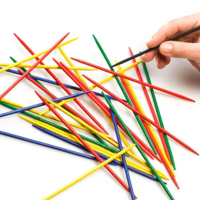 Schylling Pick-Up Sticks - Classic Wooden Box Game of Skill & Strategy