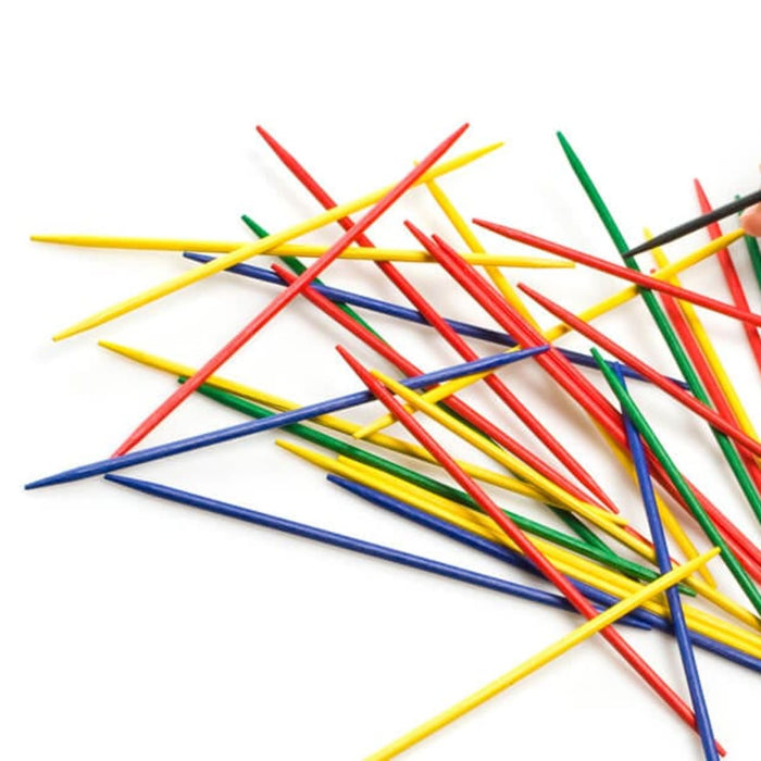 Schylling Pick-Up Sticks - Classic Wooden Box Game of Skill & Strategy