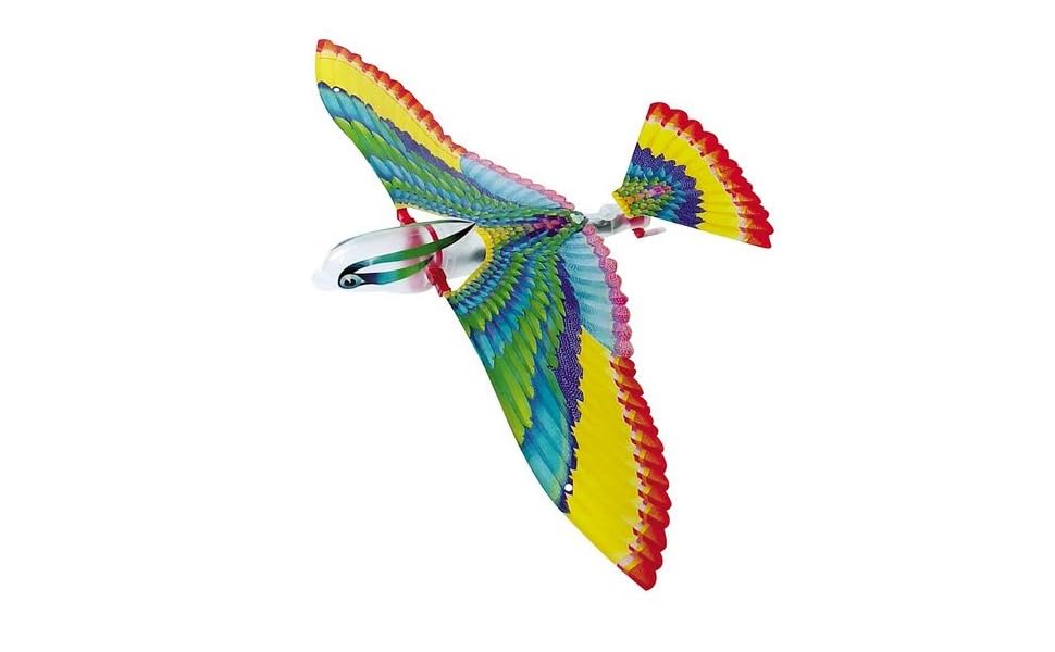 Tim Bird Flying Toy by Schylling - Wind-Up Mechanical Bird with