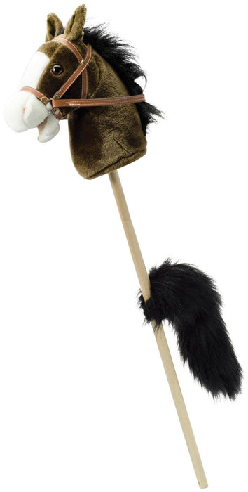 Schylling Pony Trails Stick Horse - Plush Horse with Sound & Tail 36" Long