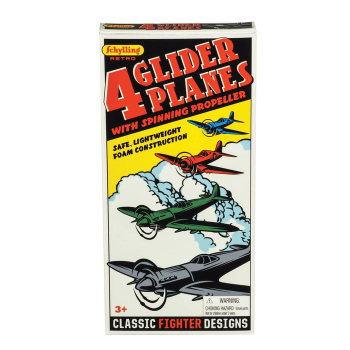 Schylling Retro Style Fighter Plane Glider - Random Pick