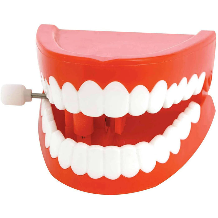 Schylling Wind-Up Chattering Teeth - Classic Novelty Desk Toy Since 1949
