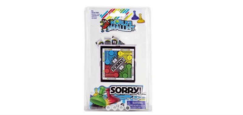 Worlds Smallest Sorry Game # 5165