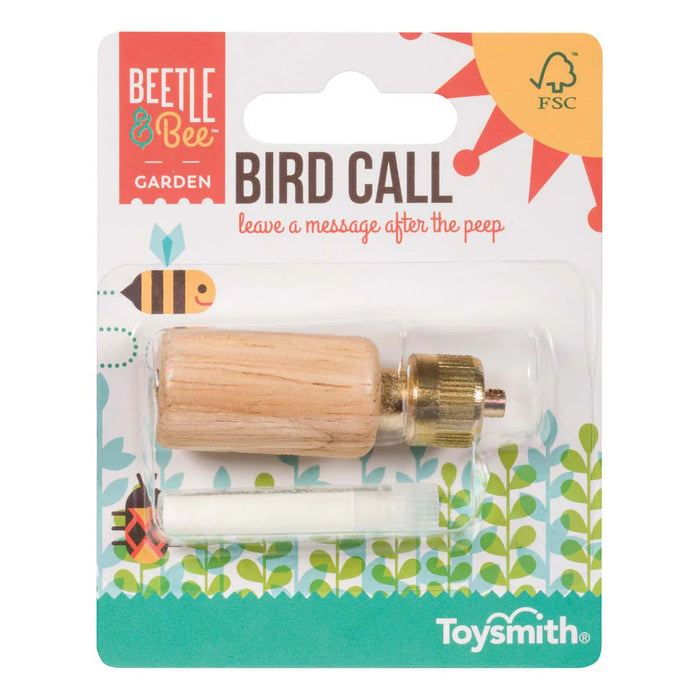 Beetle & Bee Wooden Garden Bird Call - Nature Sound Toy