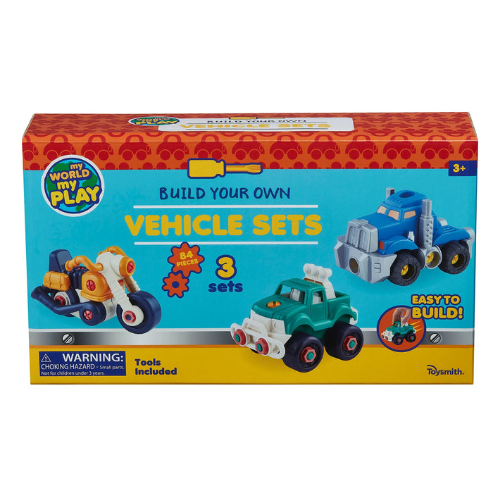 Build Your Own Vehicles Construction Set - STEM Building Toy