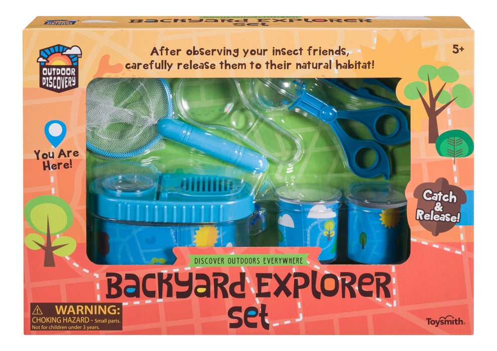 Toysmith Backyard Explorer Set - Outdoor Discovery Kit for Kids
