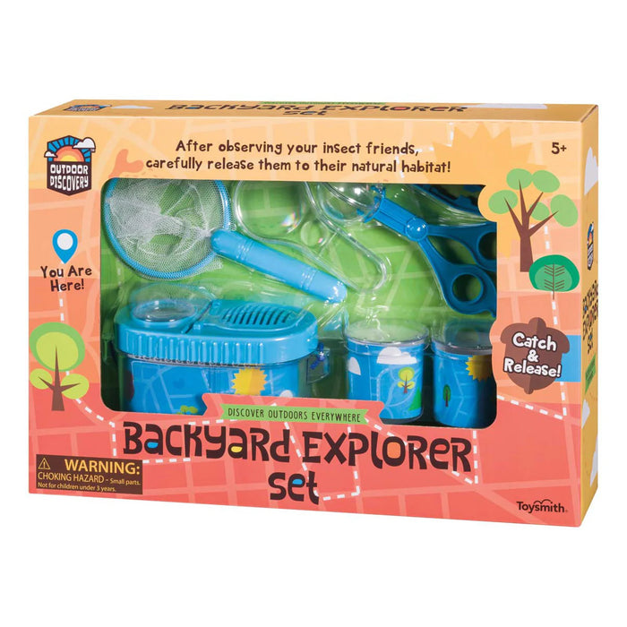 Toysmith Backyard Explorer Set - Outdoor Discovery Kit for Kids
