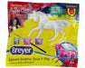 These surprise bags include a ready-to-paint Stablemates unicorn, three paint pots, and a paintbrush. But which unicorn you'll receive is a surprise!  Four different unicorn models; collect them all.  Blind bags are great for party favors and activities.