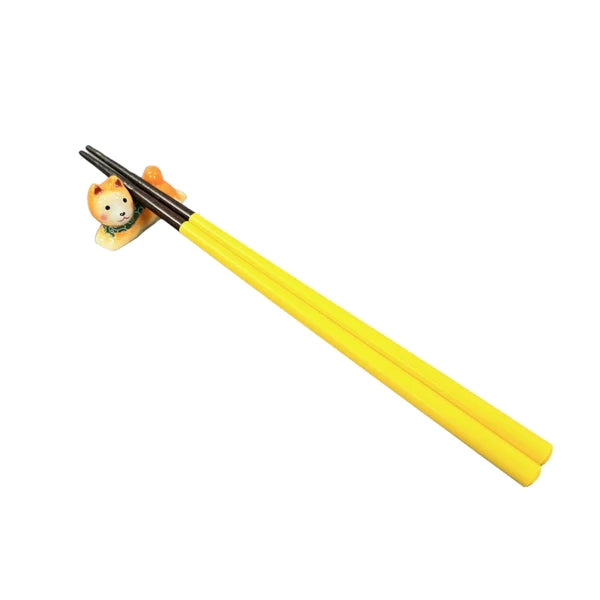 Shiba Inu Porcelain Chopsticks Rest, 2"