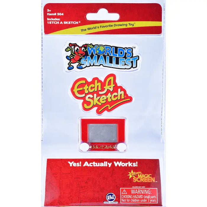 World's Smallest Etch A Sketch Drawing Toy
