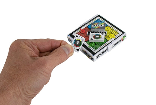 World's Smallest Sorry! Game - Miniature Board Game with Cards and Pawns