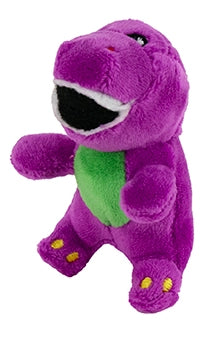 World's Smallest Barney - Miniature Purple Dinosaur Plush Toy