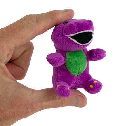 World's Smallest Barney - Miniature Purple Dinosaur Plush Toy