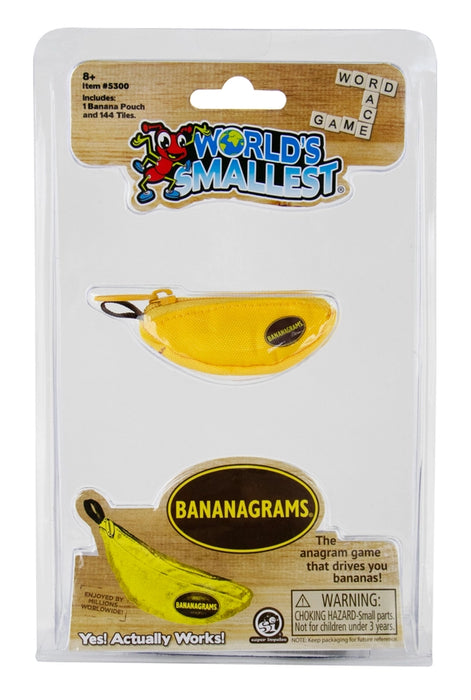 World's Smallest Bananagrams Mini Word Game