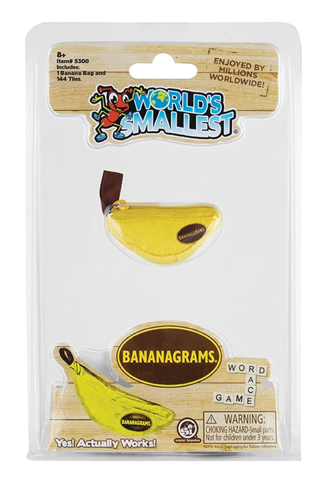World's Smallest Bananagrams Mini Word Game