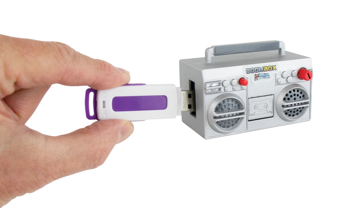 World's Smallest Boombox - Miniature Retro Music Player Toy