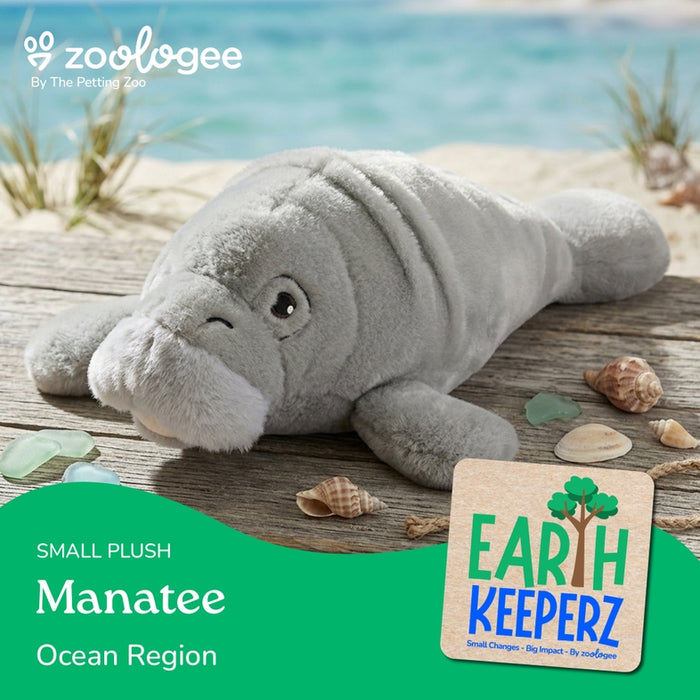 Earth Keeperz Manatee 15" Recycled Plush